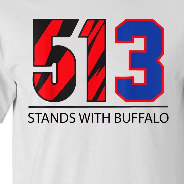 513 Stands With Buffalo Pray For Damar 3 Buffalo Love For 3 We Are With You Tall T-Shirt