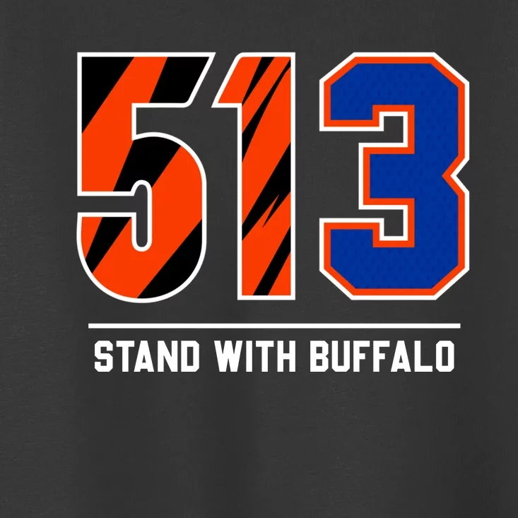 513 Stand With Buffalo Love For 3 Pray For Damar Toddler T-Shirt