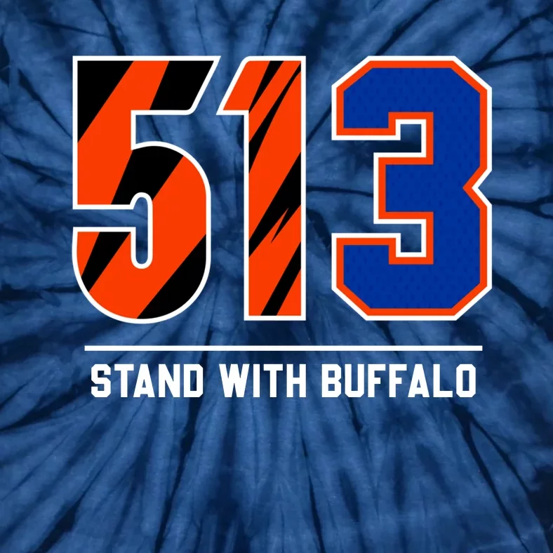 513 Stand With Buffalo Love For 3 Pray For Damar Tie-Dye T-Shirt