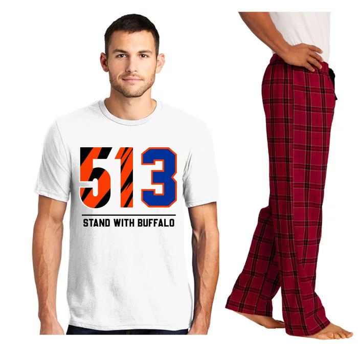 513 Stand With Buffalo Love For 3 Pray For Damar Pajama Set