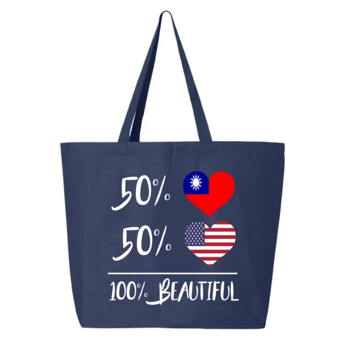 50% Taiwanese 50% American 100% Beautiful Gift 25L Jumbo Tote