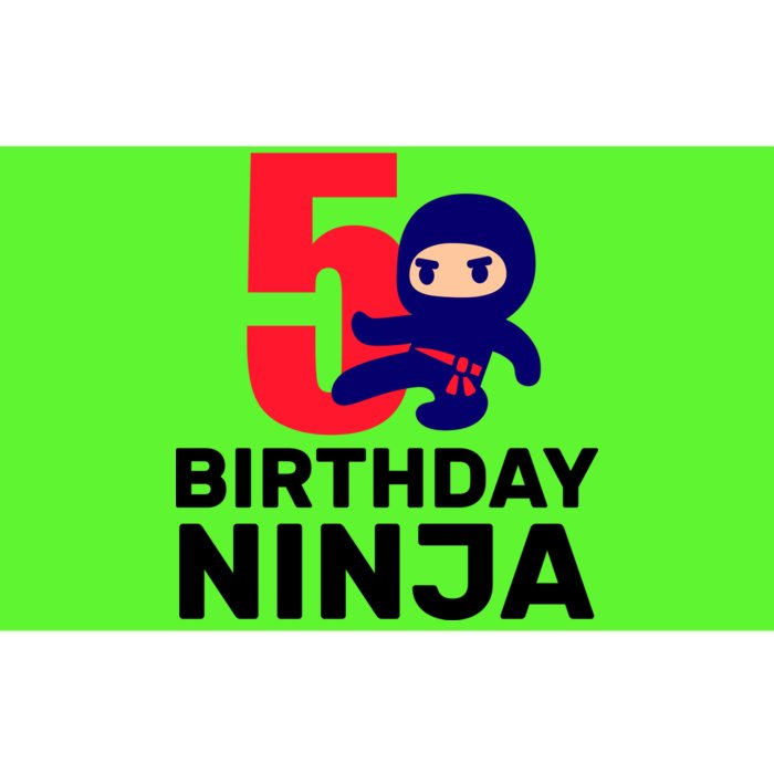 5th Birthday Ninja Bumper Sticker