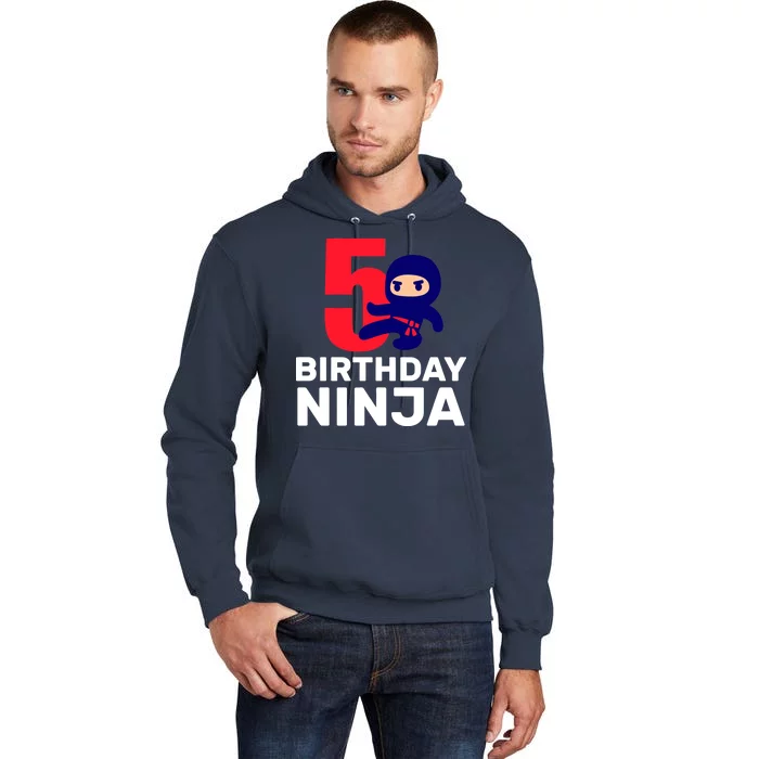 5th Birthday Ninja Tall Hoodie