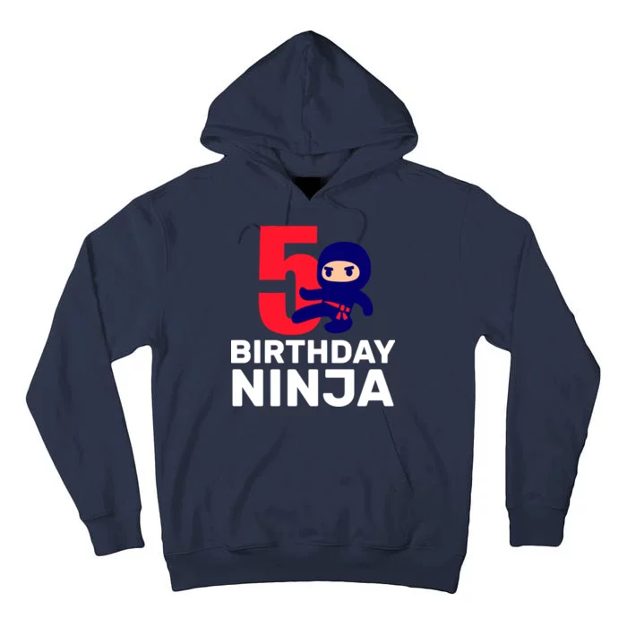 5th Birthday Ninja Tall Hoodie