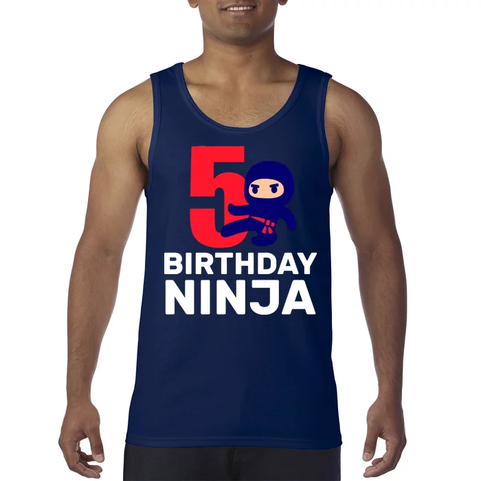 5th Birthday Ninja Tank Top