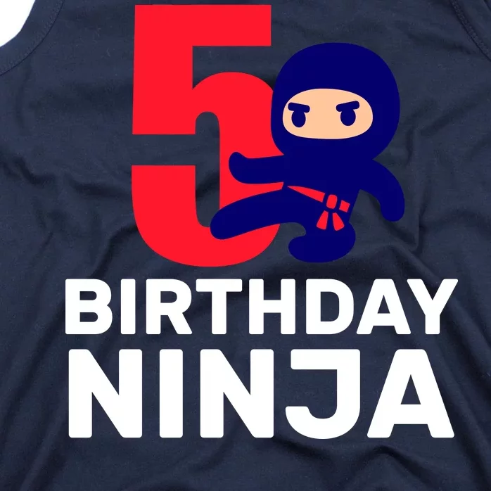 5th Birthday Ninja Tank Top