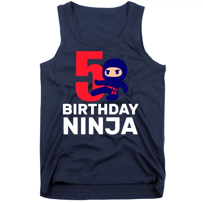 5th Birthday Ninja Tank Top