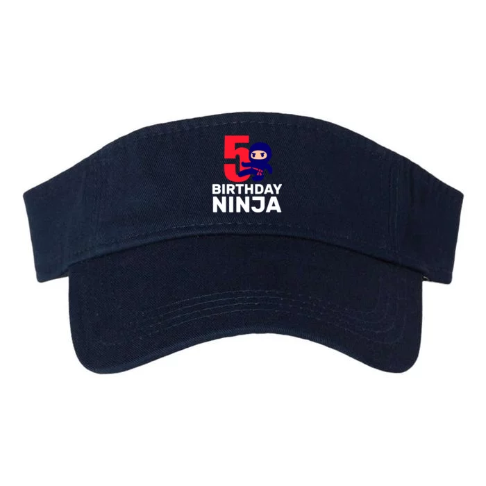 5th Birthday Ninja Valucap Bio-Washed Visor