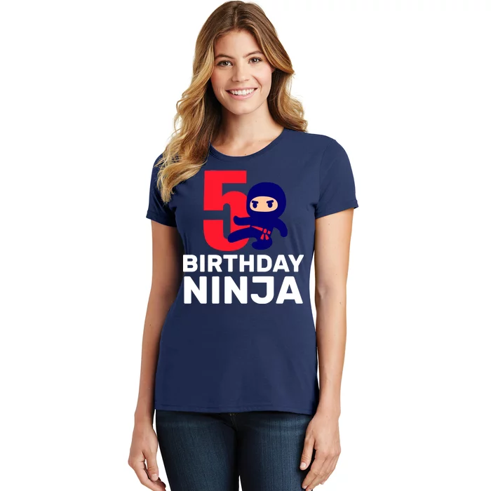 5th Birthday Ninja Women's T-Shirt