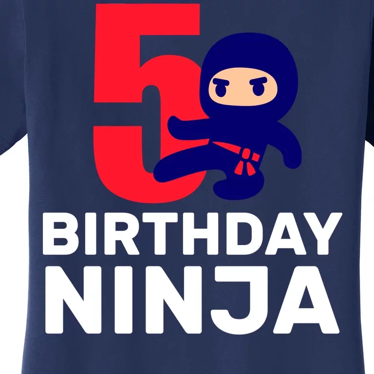 5th Birthday Ninja Women's T-Shirt