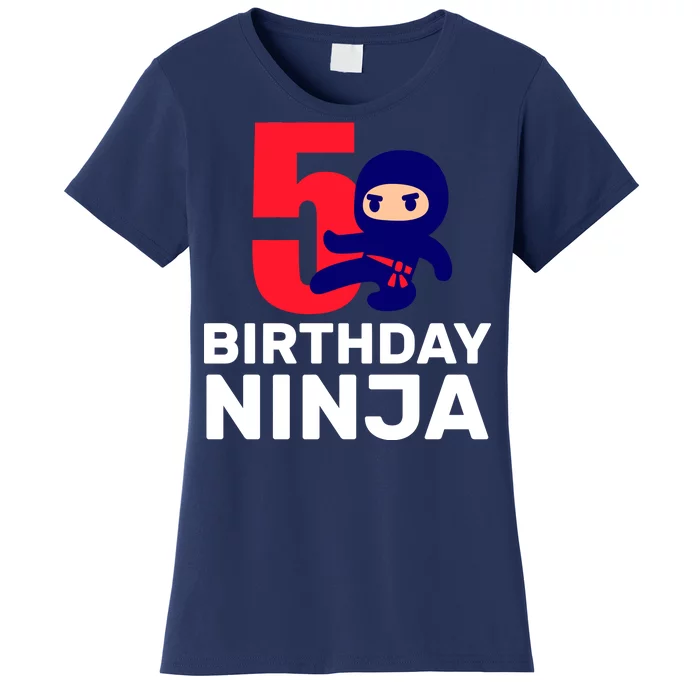 5th Birthday Ninja Women's T-Shirt