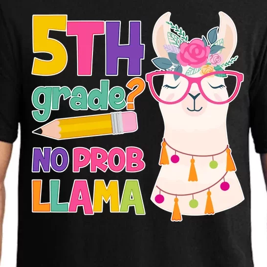 5th Grade? No Prob Llama Pajama Set