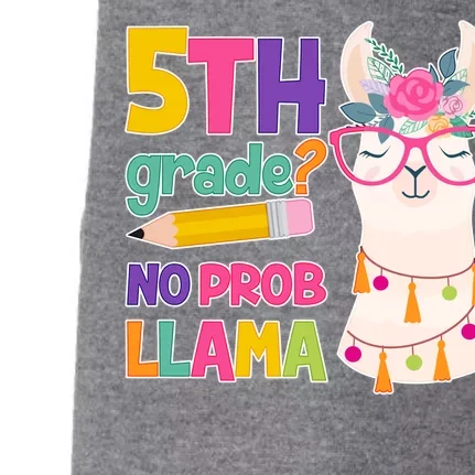 5th Grade? No Prob Llama Doggie 3-End Fleece Hoodie