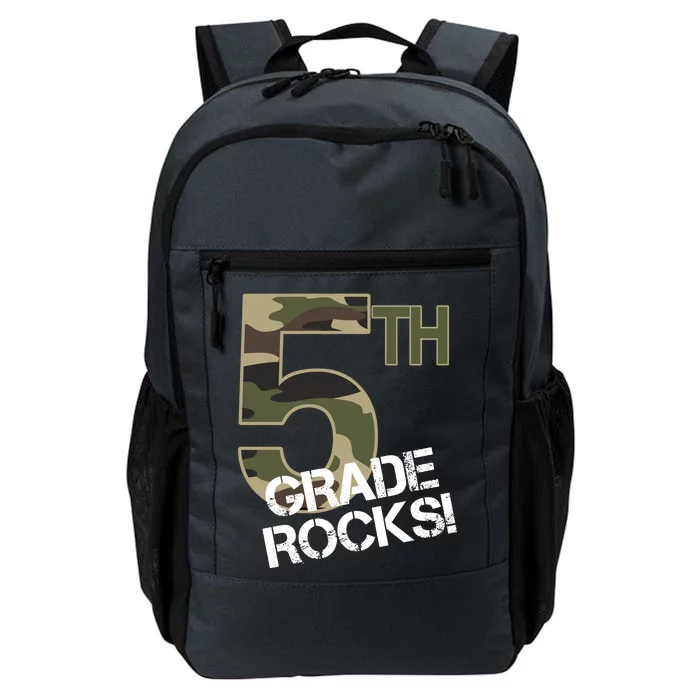 5th Grade Rocks Camo Daily Commute Backpack