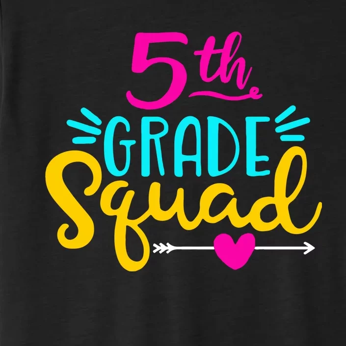 5th Grade Squad Team Arrow Heart ChromaSoft Performance T-Shirt