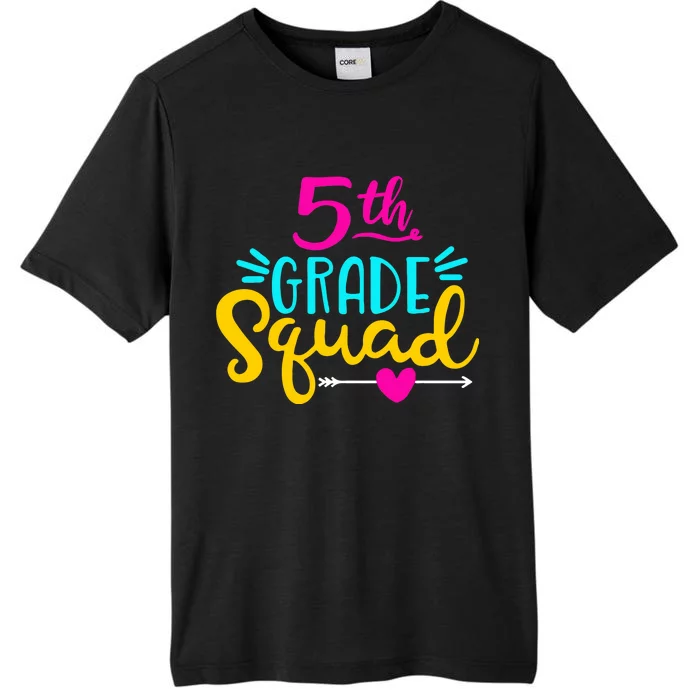 5th Grade Squad Team Arrow Heart ChromaSoft Performance T-Shirt