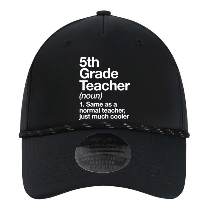 5th Grade Teacher Funny Definition Performance The Dyno Cap