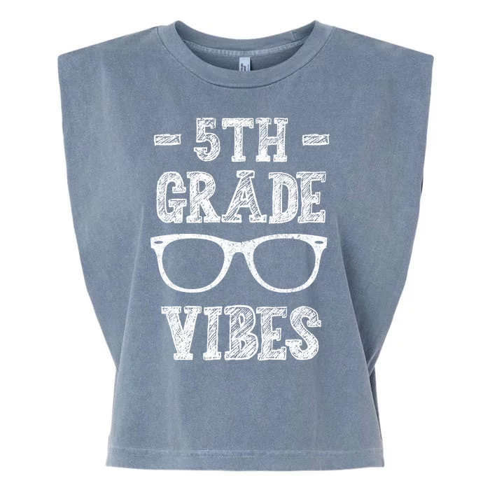 5th Grade Vibes Garment-Dyed Women's Muscle Tee