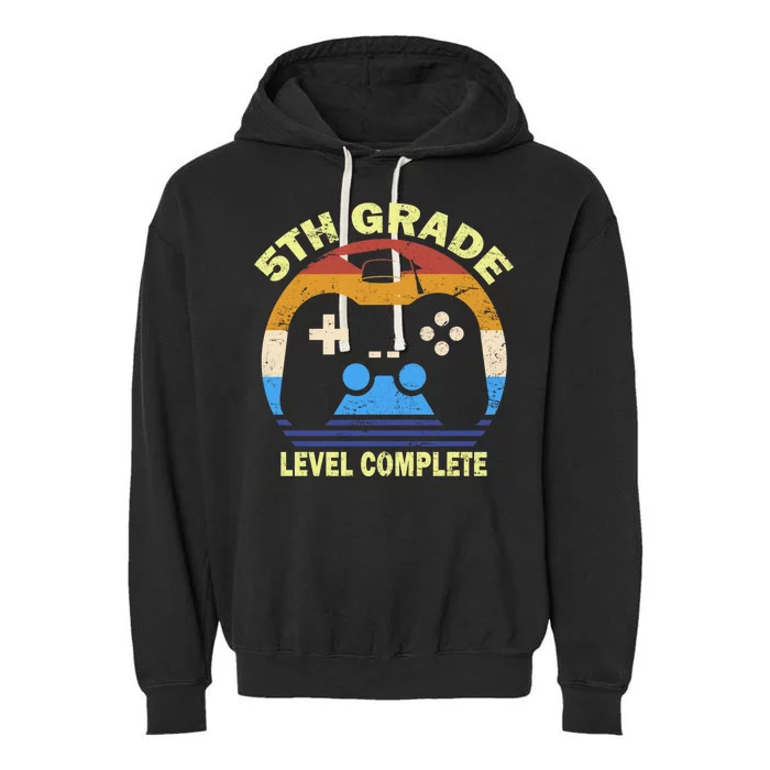 5th Level Complete School Graduation Garment-Dyed Fleece Hoodie