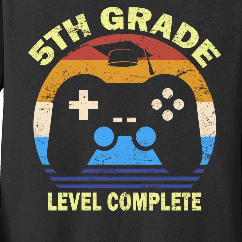 5th Level Complete School Graduation Kids Long Sleeve Shirt