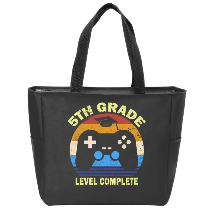 5th Level Complete School Graduation Zip Tote Bag