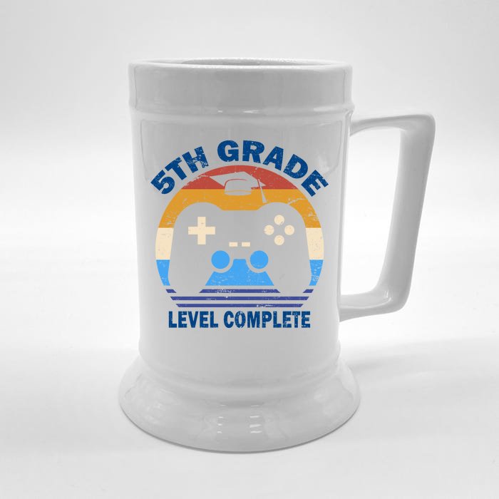 5th Level Complete School Graduation Front & Back Beer Stein