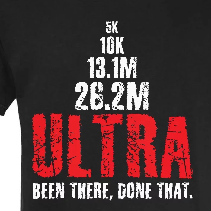 5k To Ultra Running Marathon Trail Runner Garment-Dyed Heavyweight T-Shirt