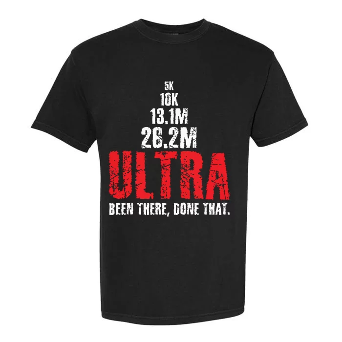 5k To Ultra Running Marathon Trail Runner Garment-Dyed Heavyweight T-Shirt