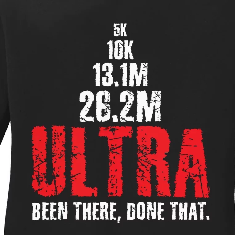 5k To Ultra Running Marathon Trail Runner Ladies Long Sleeve Shirt