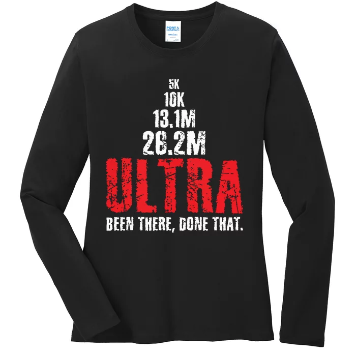 5k To Ultra Running Marathon Trail Runner Ladies Long Sleeve Shirt