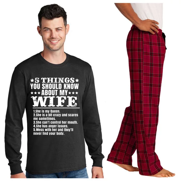 5 Things You Should Know About My Wife Long Sleeve Pajama Set