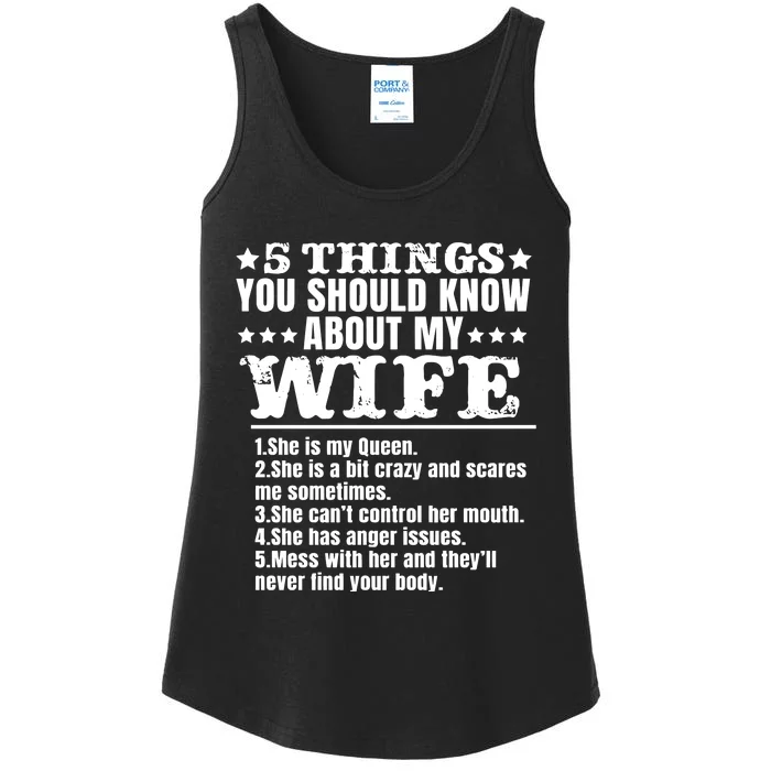 5 Things You Should Know About My Wife Ladies Essential Tank