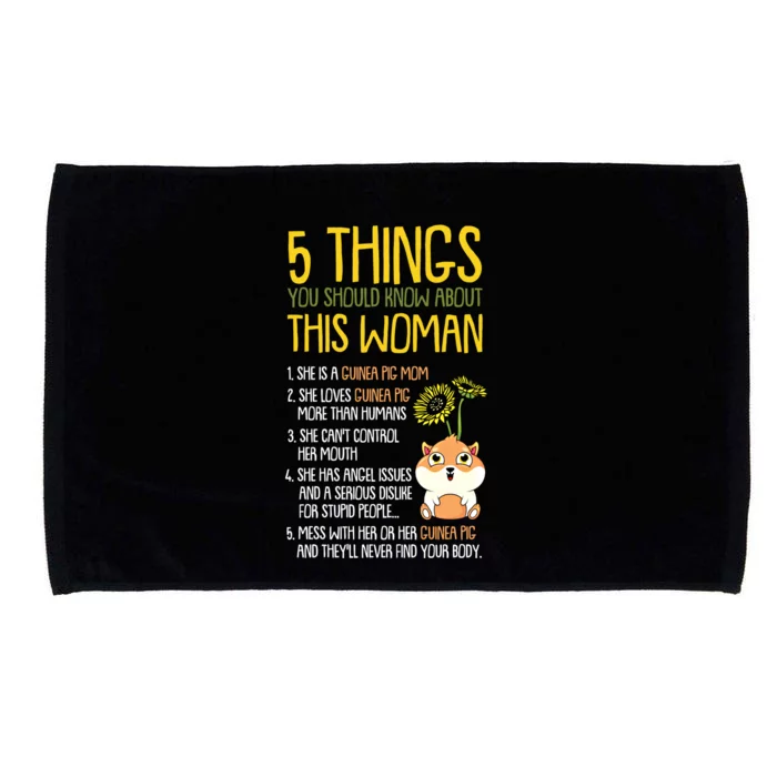 5 Things You Should Know About This Guinea Pig Mom Funny Gift Microfiber Hand Towel