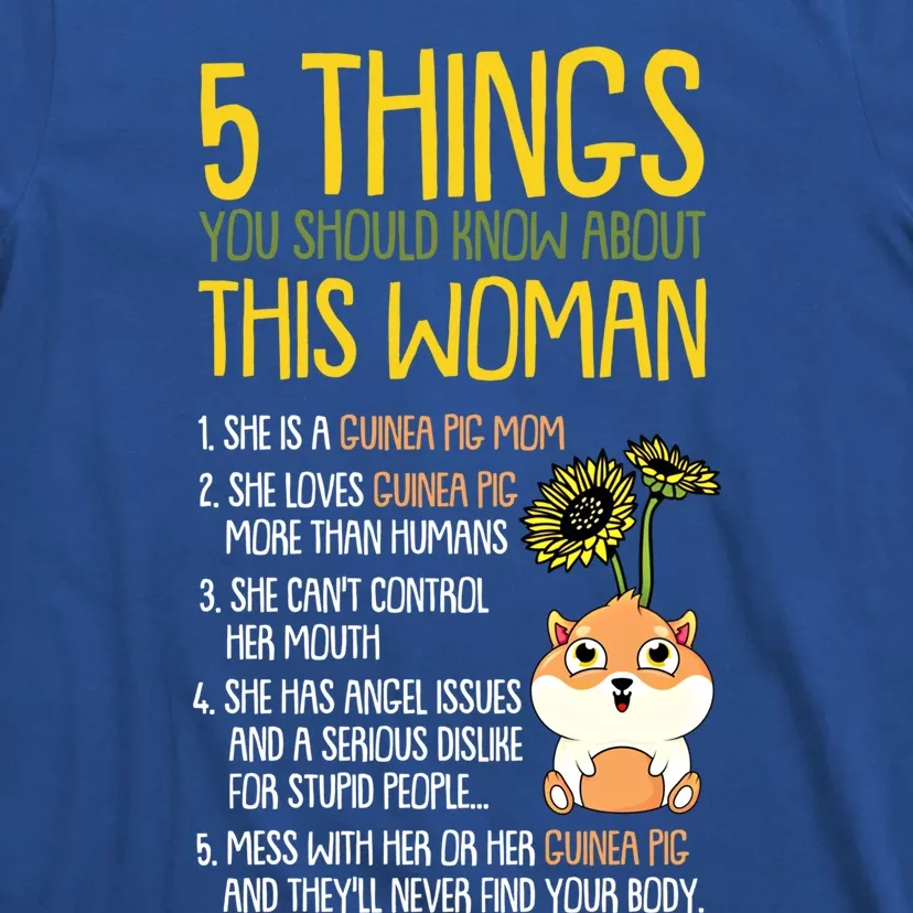 5 Things You Should Know About This Guinea Pig Mom Funny Gift T-Shirt