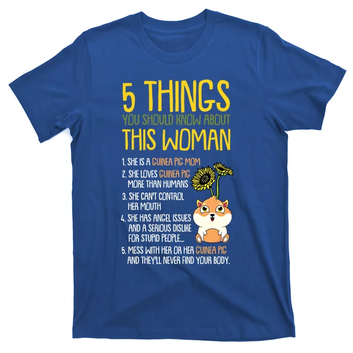 5 Things You Should Know About This Guinea Pig Mom Funny Gift T-Shirt