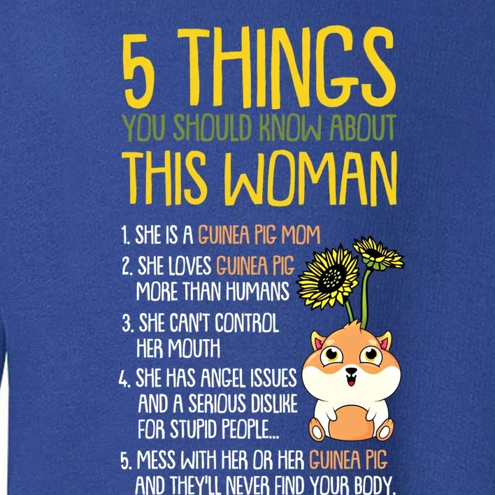 5 Things You Should Know About This Guinea Pig Mom Funny Gift Toddler Sweatshirt