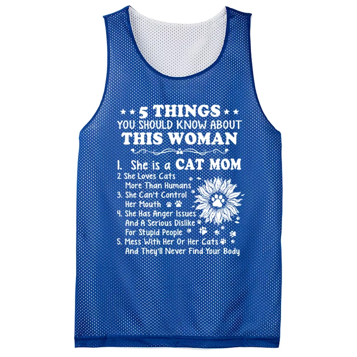 5 Things You Should Know About This She Is A Cat Mom Gift Mesh Reversible Basketball Jersey Tank