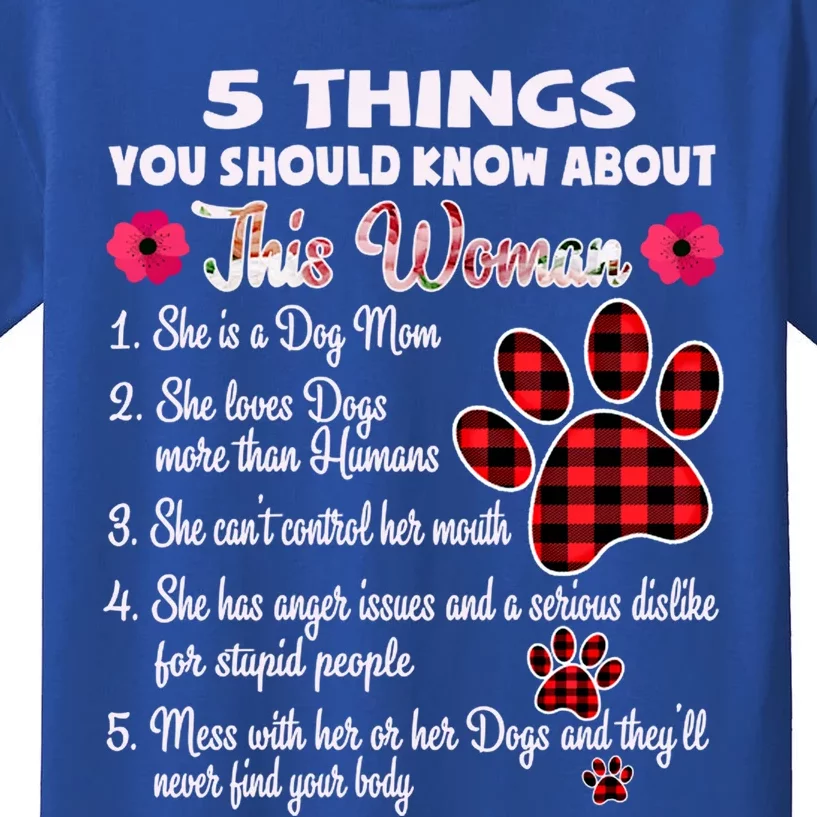 5 Things You Should Know About This She Is A Dog Mom Gift Kids T-Shirt