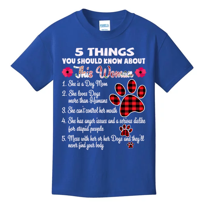 5 Things You Should Know About This She Is A Dog Mom Gift Kids T-Shirt