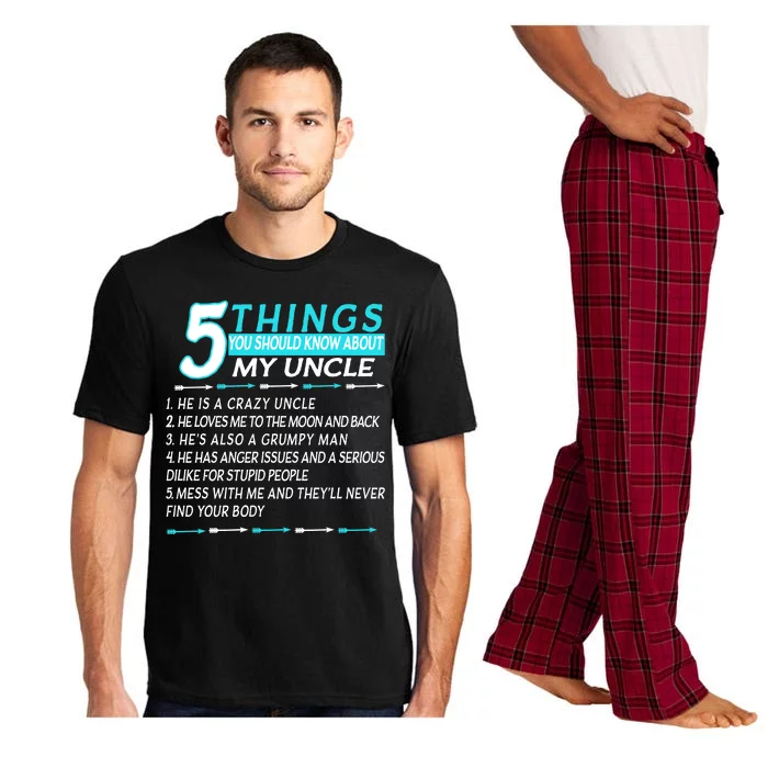 5 Things You Should Know About My Uncle Funny Pajama Set