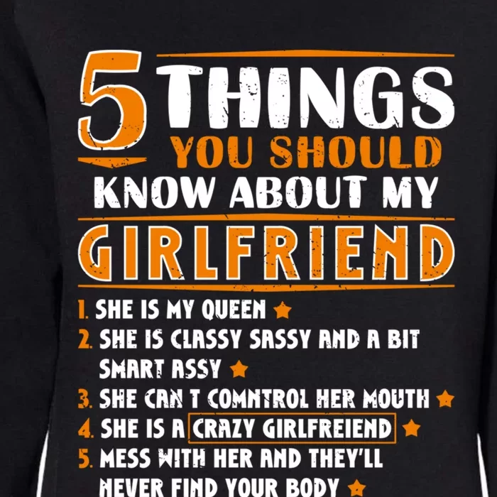 5 Things You Should Know About My Friend Funny Friend Gift Womens California Wash Sweatshirt