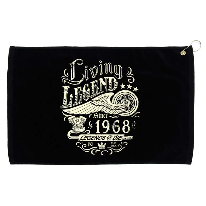 55th vintage Birthday 55 Living Legend Never Die 1968 Birthday Grommeted Golf Towel