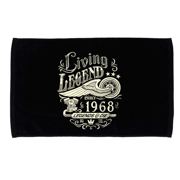 55th vintage Birthday 55 Living Legend Never Die 1968 Birthday Microfiber Hand Towel