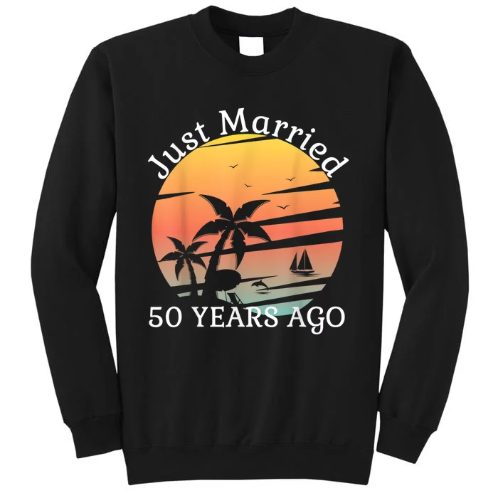 50th Wedding Anniversary Cruise Just Married 50 Years Sweatshirt