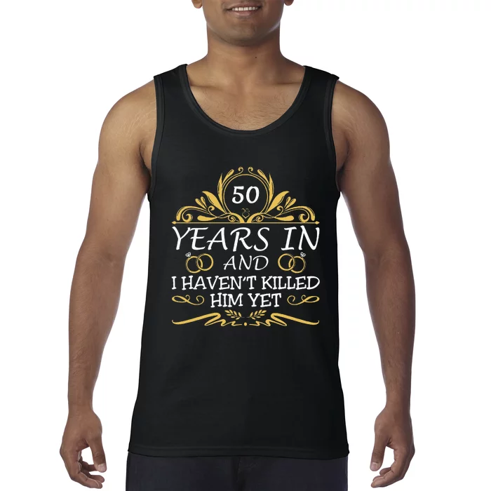 50th Wedding Anniversary Husband Wife Tank Top