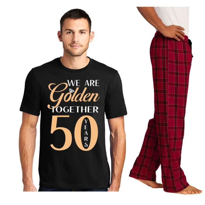 50th Wedding Anniversary We Are Golden Together 50 Years Pajama Set