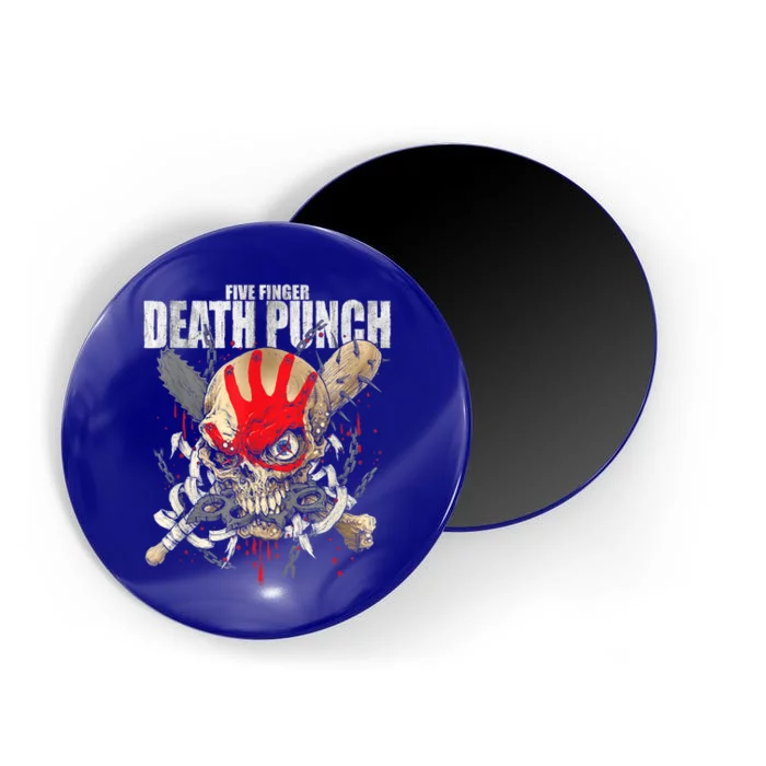 5FDP Warhead Skull Front Back Print Magnet