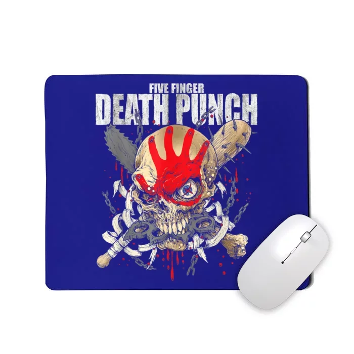 5FDP Warhead Skull Front Back Print Mousepad