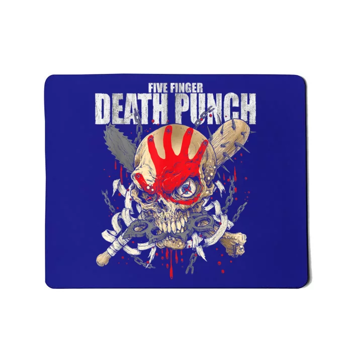 5FDP Warhead Skull Front Back Print Mousepad