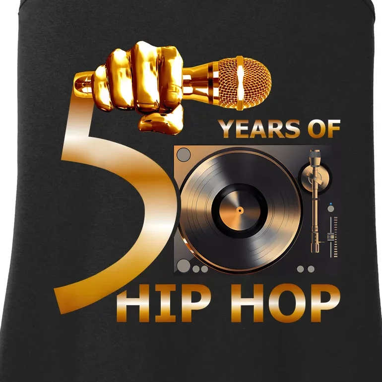 50 Years Hip Hop 50th Anniversary Hip Hop Celebration Ladies Essential Tank